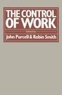 Cover: The Control of Work - Palgrave Macmillan