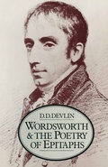 Cover: Wordsworth and the Poetry of Epitaphs - Palgrave Macmillan