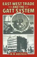 Cover: East/West Trade and the GATT System - Palgrave Macmillan