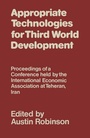 Cover: Appropriate Technologies for Third World Development - Palgrave Macmillan