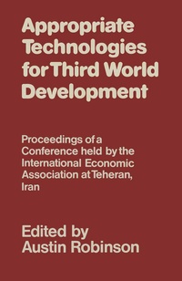 Enlarge image Cover: Appropriate Technologies for Third World Development - Palgrave Macmillan