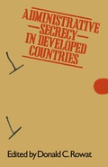 Cover: Administrative Secrecy in Developed Countries - Palgrave Macmillan