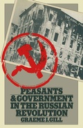 Cover: Peasants and Government in the Russian Revolution - Palgrave Macmillan