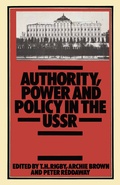Cover: Authority, Power and Policy in the U. S. S. R. - Palgrave Macmillan