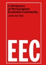 Cover: Dictionary of the European Economic Community - Palgrave Macmillan