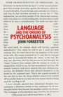 Cover: Language and the Origins of Psychoanalysis - Palgrave Macmillan