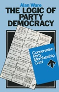 Cover: The Logic of Party Democracy - Palgrave Macmillan