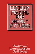 Cover: Decision Making for Energy Futures - Palgrave Macmillan