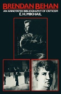 Cover: Brendan Behan - Palgrave Macmillan