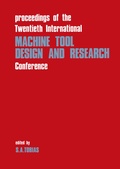 Cover: Proceedings of the Twentieth International Machine Tool Design and Research Conference - Palgrave Macmillan