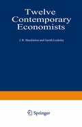 Cover: Twelve Contemporary Economists - Palgrave Macmillan