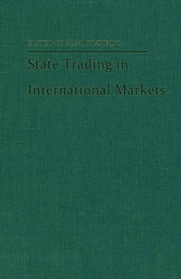 Enlarge image Cover: State Trading in International Markets - Palgrave Macmillan