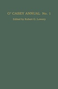 Cover: O'Casey Annual No. 1 - Palgrave Macmillan