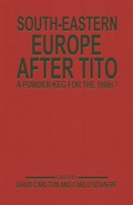 Cover: South-Eastern Europe after Tito - Palgrave Macmillan