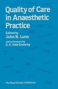 Cover: Quality of Care in Anaesthetic Practice - Palgrave Macmillan
