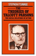 Cover: The Theories of Talcott Parsons - Palgrave Macmillan
