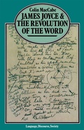 Cover: James Joyce and the Revolution of the Word - Palgrave Macmillan