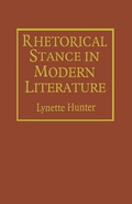Cover: Rhetorical Stance in Modern Literature - Palgrave Macmillan
