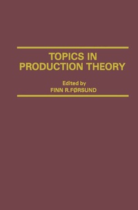 Enlarge image Cover: Topics in Production Theory - Palgrave Macmillan