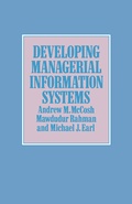 Cover: Developing Managerial Information Systems - Palgrave Macmillan