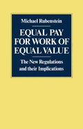 Cover: Equal Pay for Work of Equal Value - Palgrave Macmillan