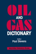 Cover: Oil and Gas Dictionary - Palgrave Macmillan