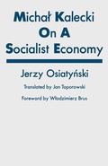 Cover: Michal Kalecki on a Socialist Economy - Palgrave Macmillan