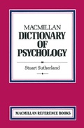 Cover: Macmillan Dictionary of Psychology - Palgrave Macmillan