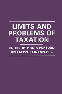 Enlarge image Cover: Limits and Problems of Taxation - Palgrave Macmillan