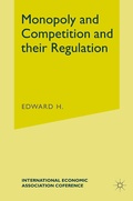 Cover: International Economic Association Monopoly and Competition Regulation - Palgrave Macmillan