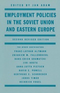 Cover: Employment Policies in the Soviet Union and Eastern Europe - Palgrave Macmillan