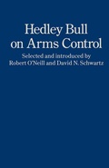 Cover: On Arms Control - Palgrave Macmillan
