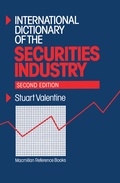 Cover: International Dictionary of the Securities Industry - Palgrave Macmillan