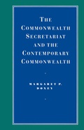 Cover: The Commonwealth Secretariat and the Contemporary Commonwealth - Palgrave Macmillan