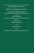 Cover: The Balance Between Industry and Agriculture in Economic Development - Palgrave Macmillan