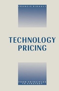 Cover: Technology Pricing - Palgrave Macmillan