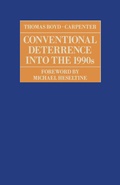 Cover: Conventional Deterrence into the 1990s - Palgrave Macmillan