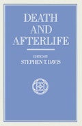 Cover: Death and Afterlife - Palgrave Macmillan