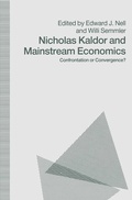 Cover: Nicholas Kaldor and Mainstream Economics - Palgrave Macmillan