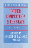 Cover: Power, Competition and the State - Palgrave Macmillan