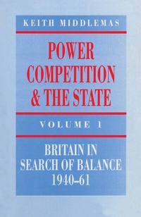 Enlarge image Cover: Power, Competition and the State - Palgrave Macmillan