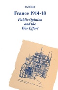 Cover: France 1914-18 - Palgrave Macmillan