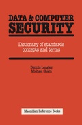 Cover: Data And Computer Security - Palgrave Macmillan