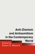 Cover: Anti-Zionism and Antisemitism in the Contemporary World - Palgrave Macmillan