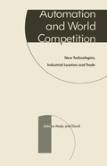 Cover: Automation and World Competition - Palgrave Macmillan
