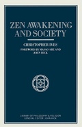 Cover: Zen Awakening and Society - Palgrave Macmillan