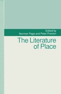 Cover: The Literature of Place - Palgrave Macmillan