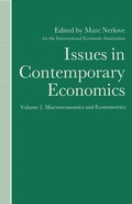 Cover: Issues in Contemporary Economics - Palgrave Macmillan