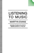 Cover: Listening to Music - Palgrave Macmillan