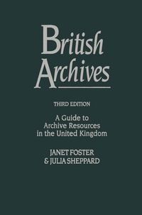 Abbildung von: British Archives - Palgrave Macmillan